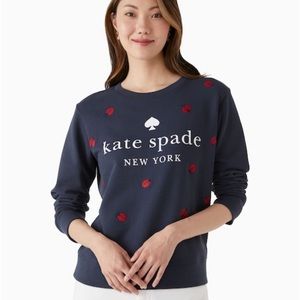 kate spade ladybug logo sweater